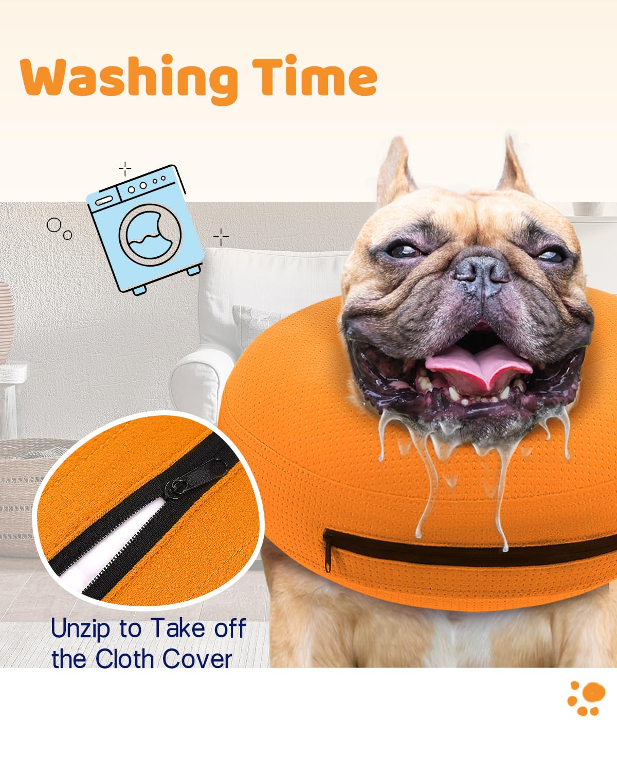 Super Inflatable Dog Cone Collar for Small Puppies Cats