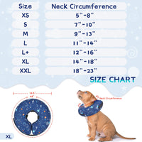 Super Inflatable Dog Cone Collar for Small Puppies Cats