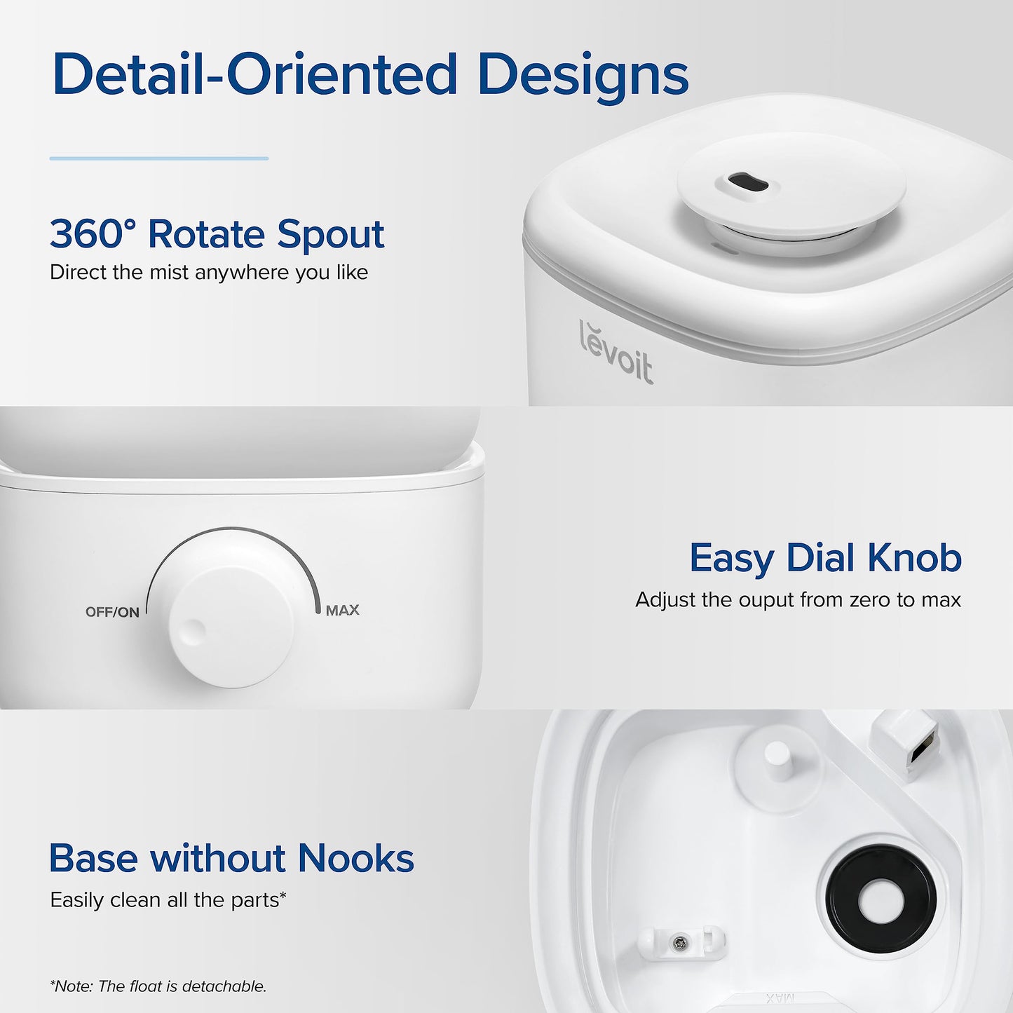 LEVOIT Classic 160 Top-Fill Ultrasonic Cool Mist Humidifier