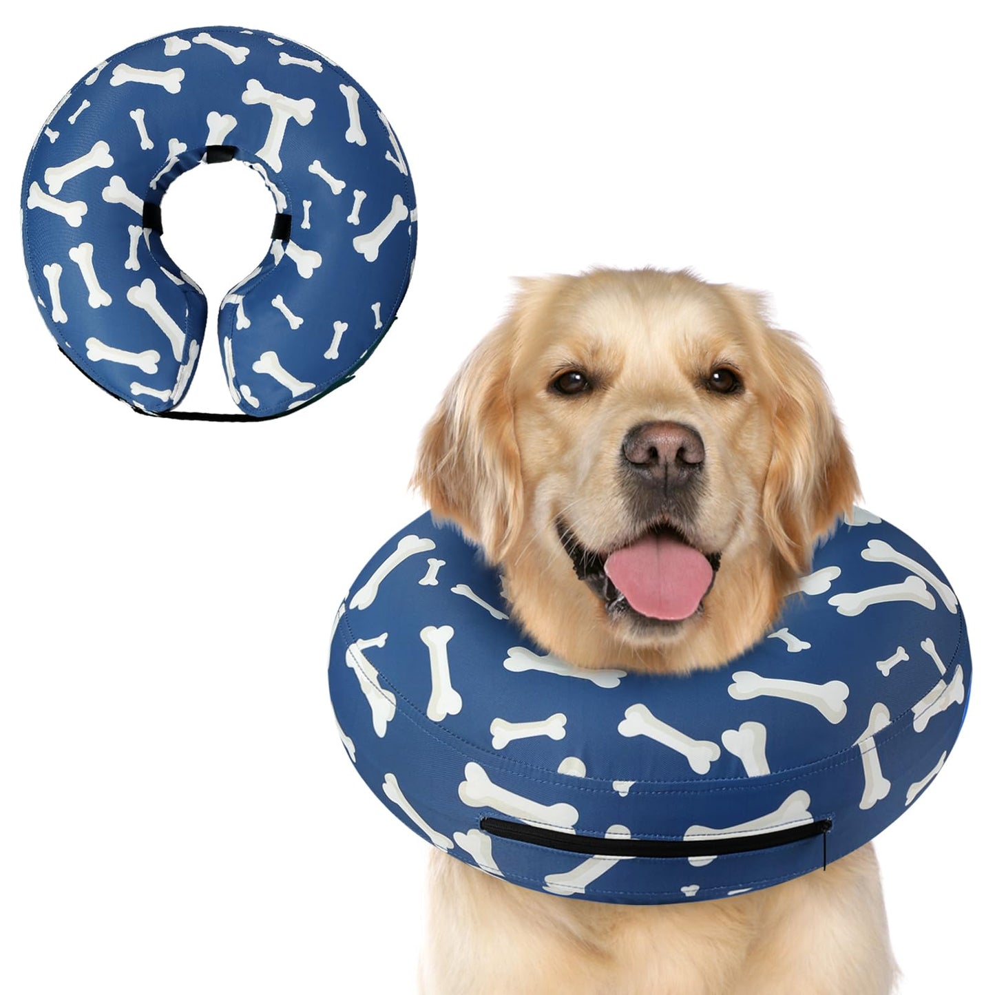 Super Inflatable Dog Cone Collar for Small Puppies Cats