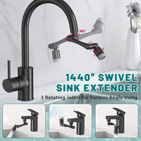 CECEFIN 1080° Swivel Faucet-Extender Sink-Aerator