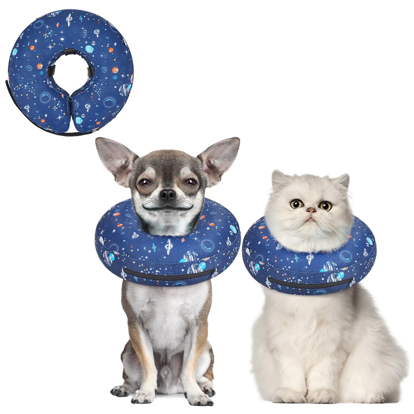 Super Inflatable Dog Cone Collar for Small Puppies Cats