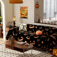 EVENHUG Halloween Reversible Sofa Cover