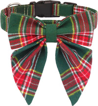 ADOGGYGO Adjustable Cotton Dog Bowtie Collar