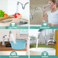 CECEFIN 1080° Swivel Faucet-Extender Sink-Aerator