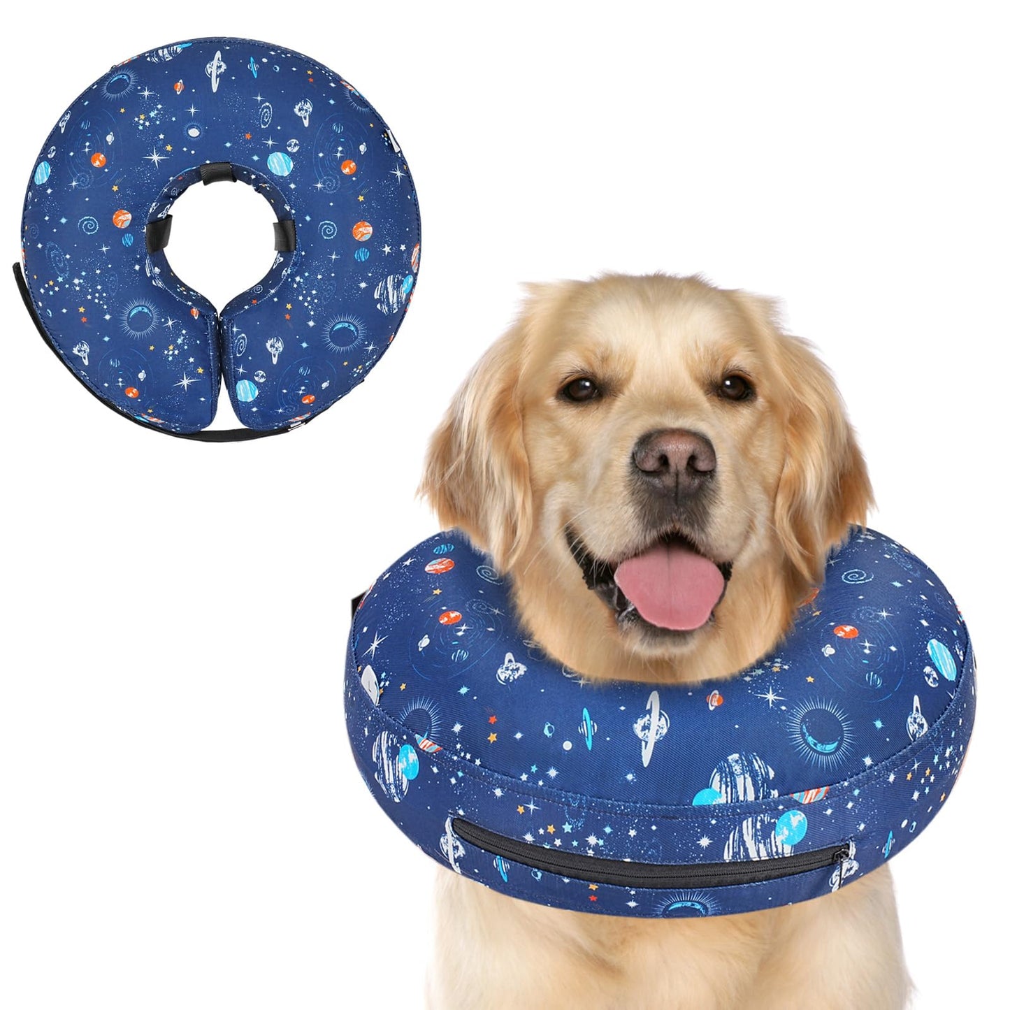 Super Inflatable Dog Cone Collar for Small Puppies Cats