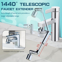 CECEFIN 1080° Swivel Faucet-Extender Sink-Aerator