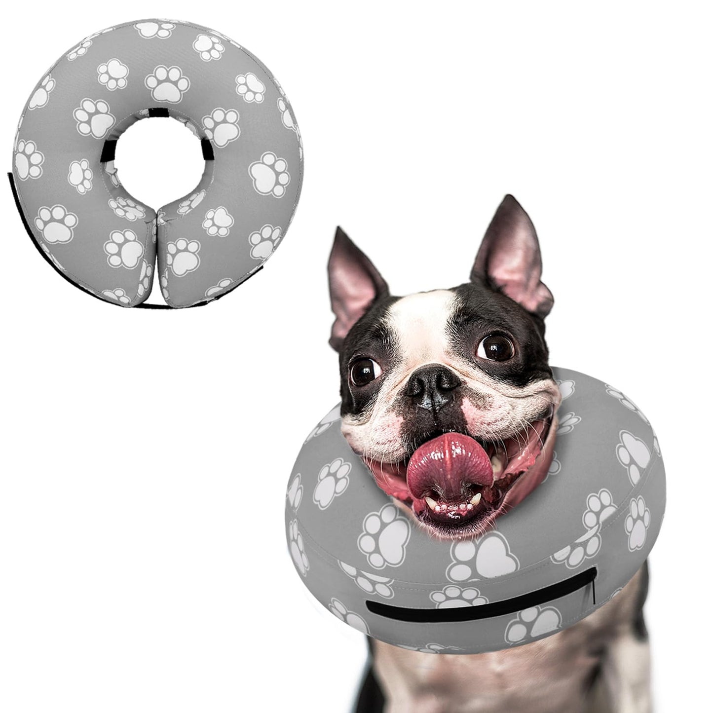 Super Inflatable Dog Cone Collar for Small Puppies Cats
