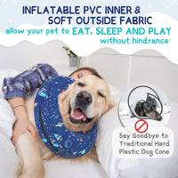 Super Inflatable Dog Cone Collar for Small Puppies Cats
