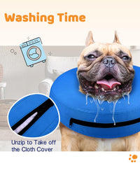 Super Inflatable Dog Cone Collar for Small Puppies Cats