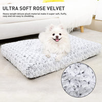 KSIIA Washable  Plush Dog Crate Beds