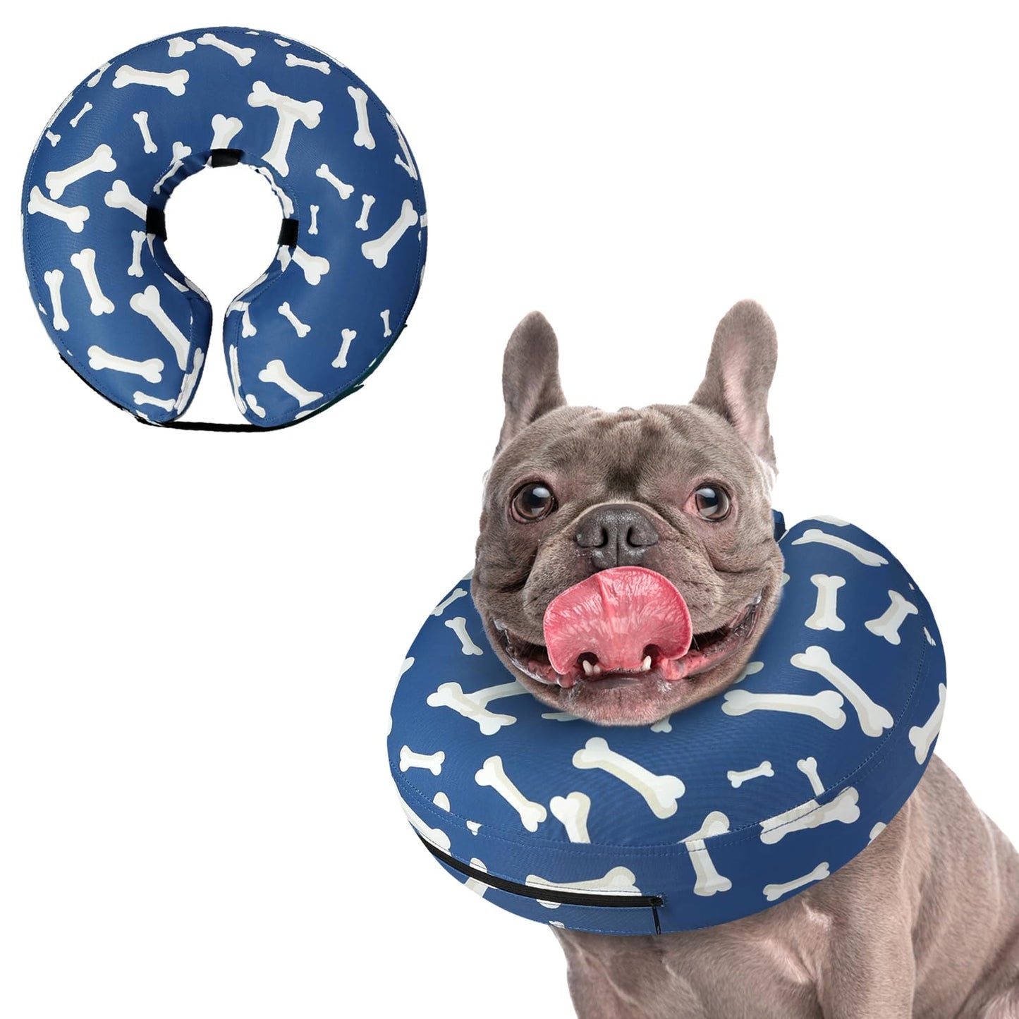 Super Inflatable Dog Cone Collar for Small Puppies Cats