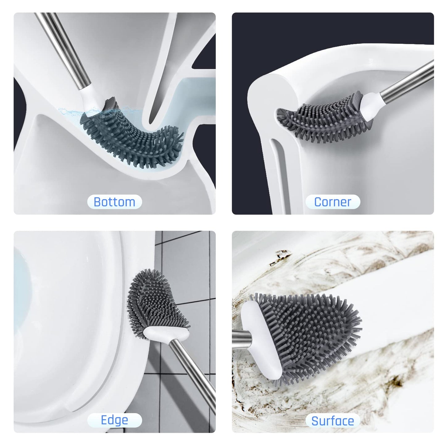 Sellemer Toilet Brush and Holder Set