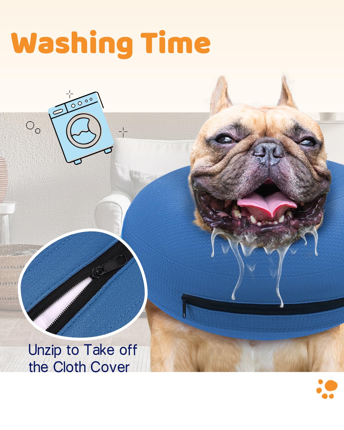 Super Inflatable Dog Cone Collar for Small Puppies Cats