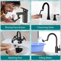 CECEFIN 1080° Swivel Faucet-Extender Sink-Aerator