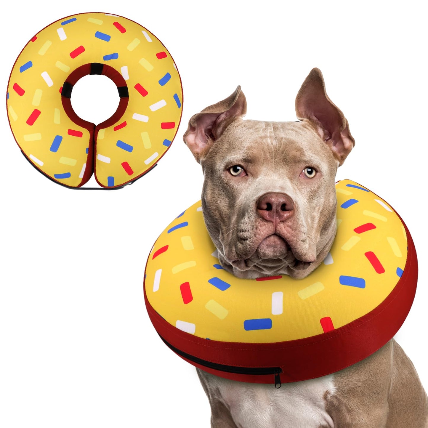 Super Inflatable Dog Cone Collar for Small Puppies Cats