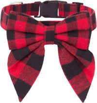 ADOGGYGO Adjustable Cotton Dog Bowtie Collar