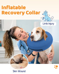 Super Inflatable Dog Cone Collar for Small Puppies Cats