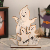 Halloween Wooden Tabletop Decorations (Set of 5)
