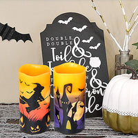 Eldnacele Halloween Flameless LED Candles