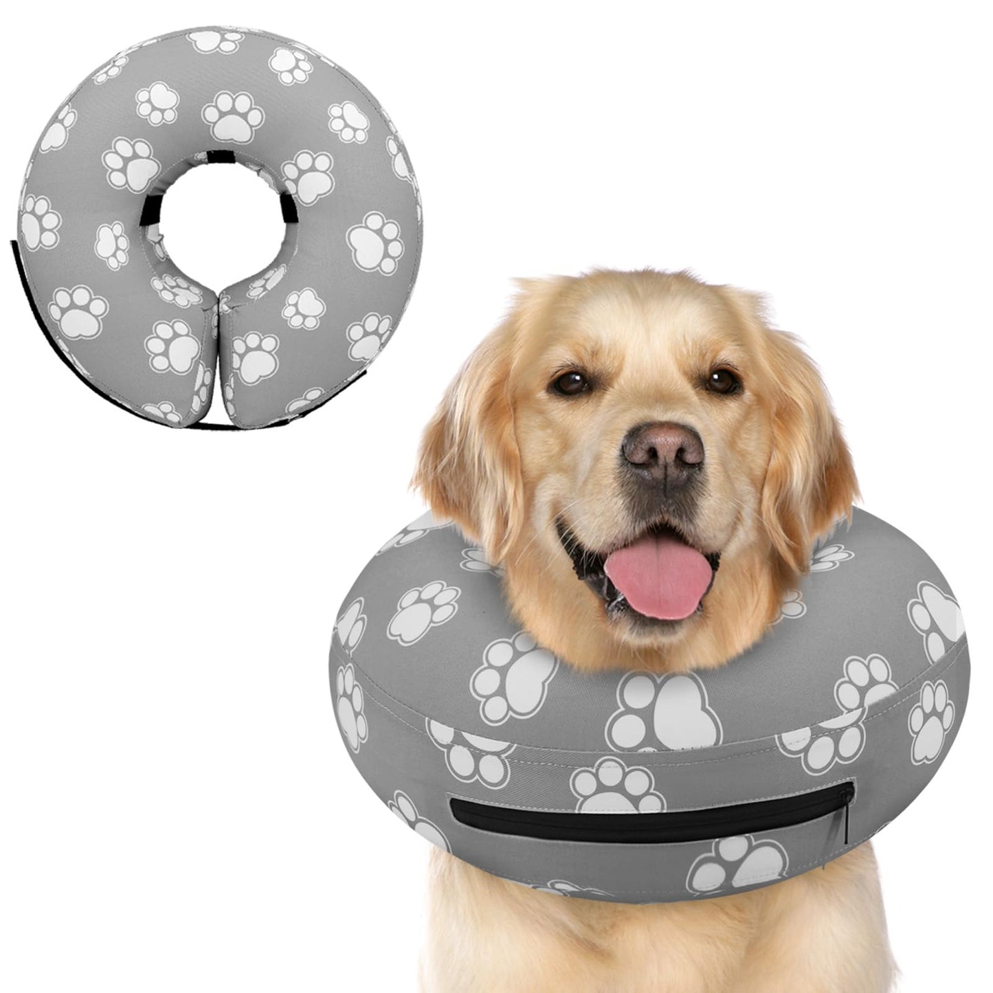Super Inflatable Dog Cone Collar for Small Puppies Cats