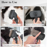 Swihauk Self Cleaning Slicker Brush