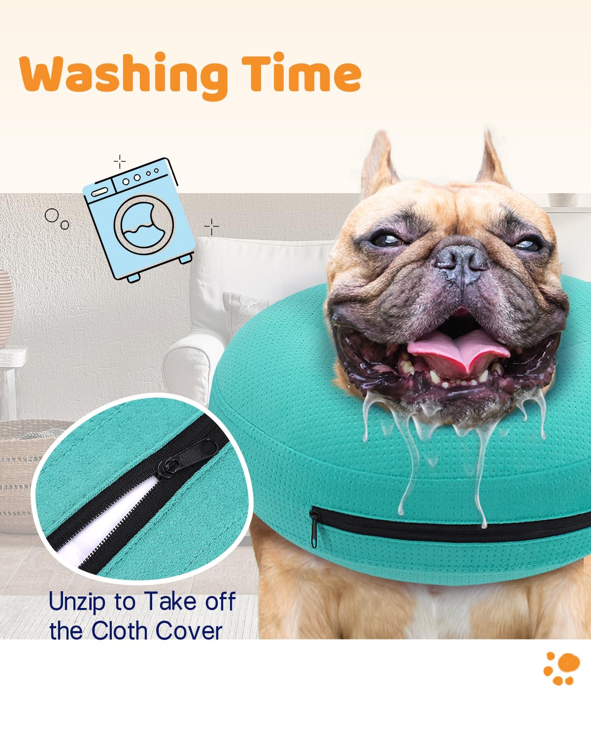 Super Inflatable Dog Cone Collar for Small Puppies Cats