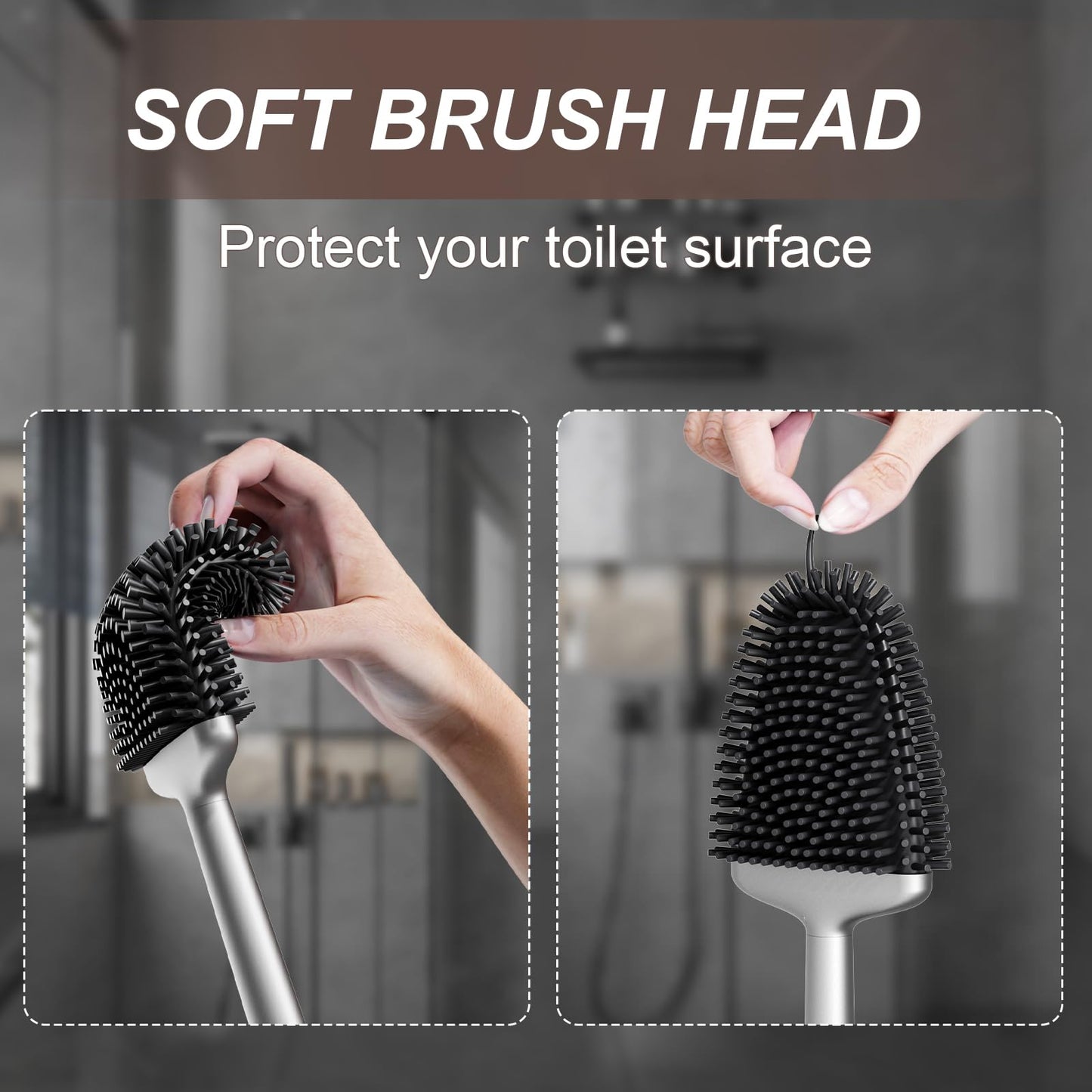 Sellemer Toilet Brush and Holder Set