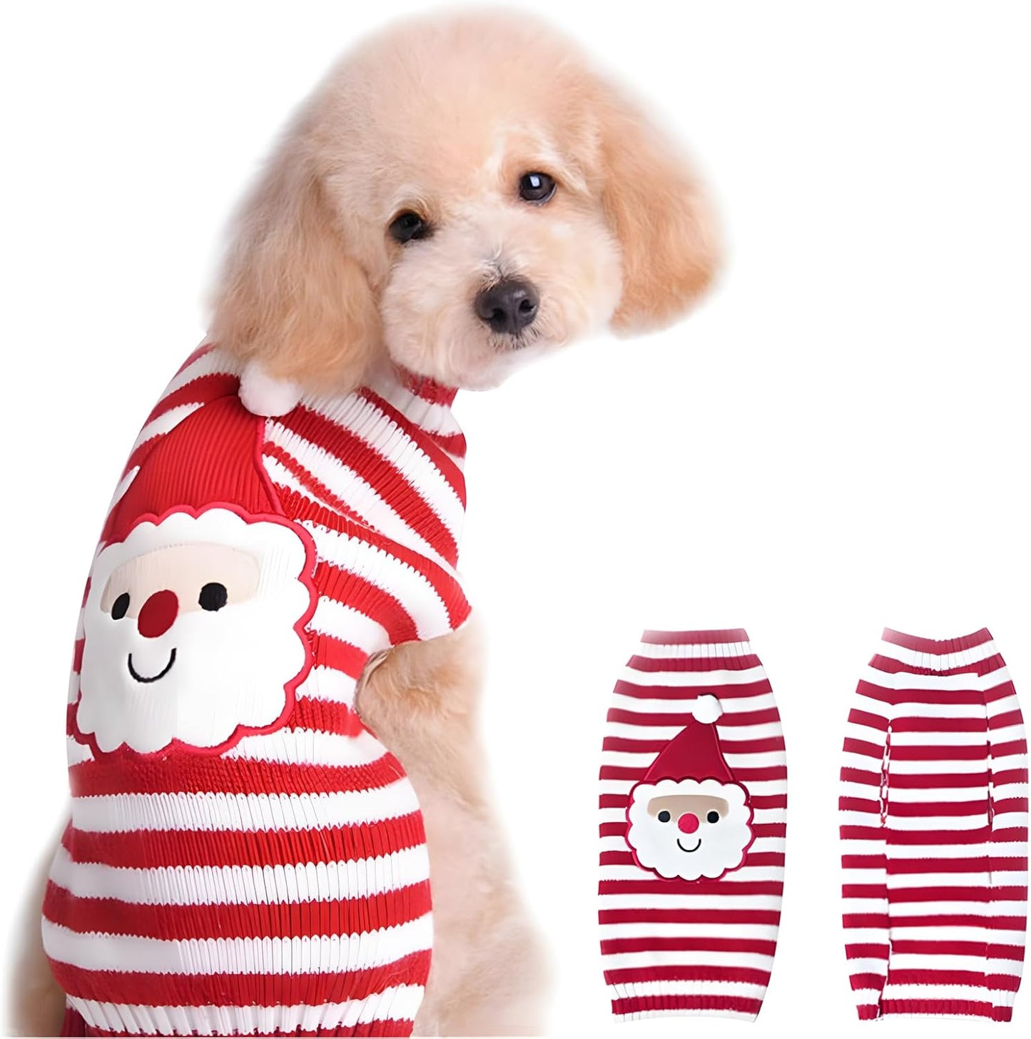 NACOCO Christmas Pet Sweater for Small Dogs and Cats