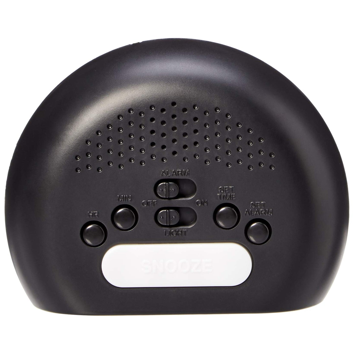 Digital Oval Alarm Clock With LED Display