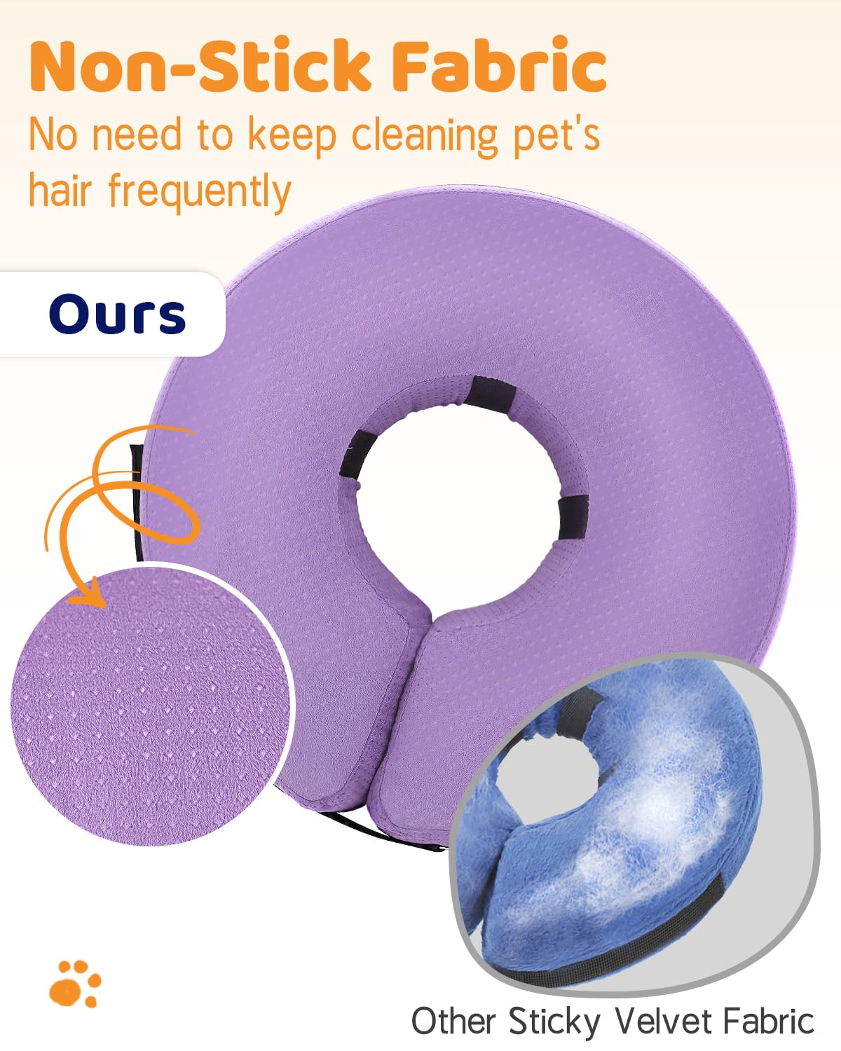 Super Inflatable Dog Cone Collar for Small Puppies Cats