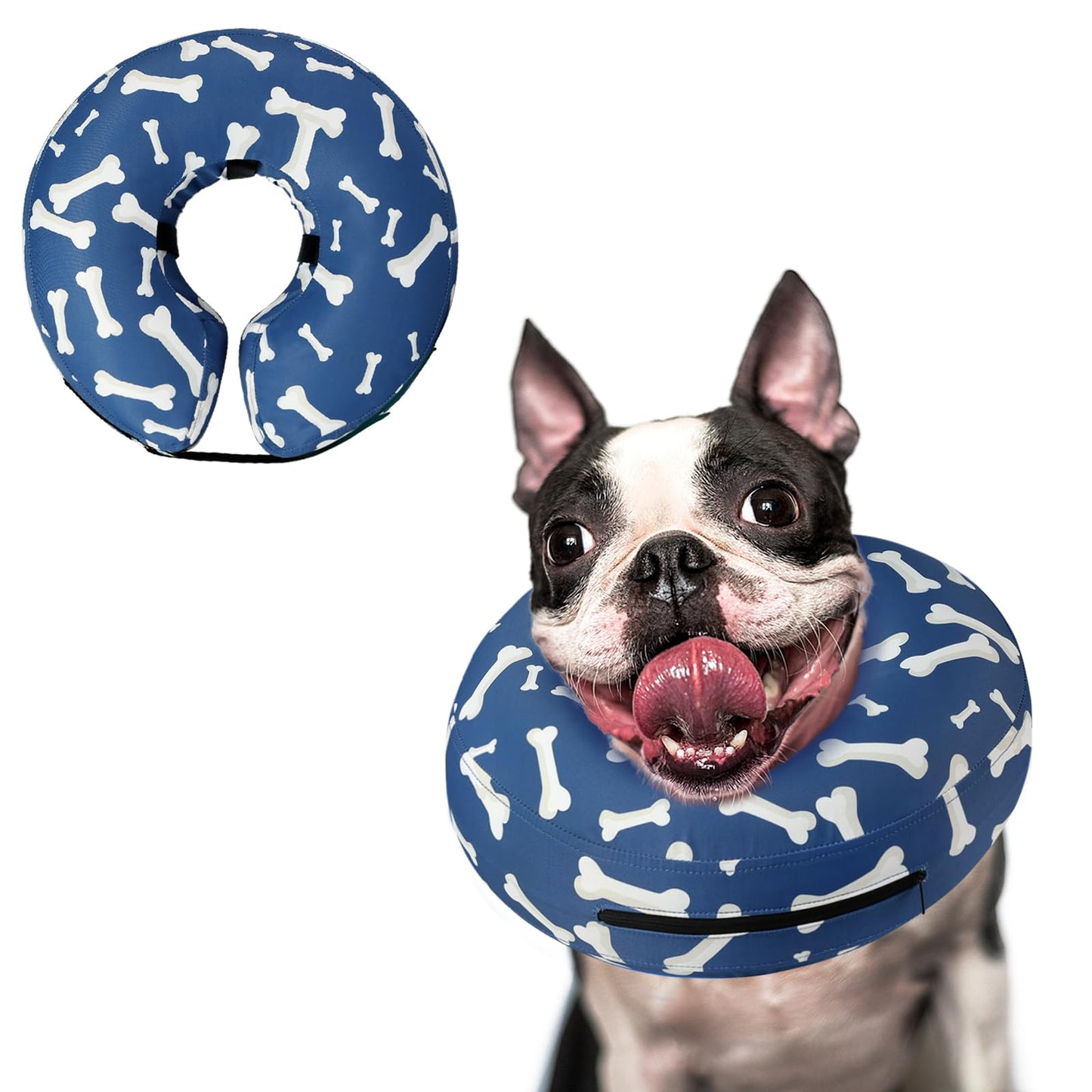 Super Inflatable Dog Cone Collar for Small Puppies Cats