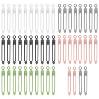 25 Pcs Silicone Cable Ties, Reusable Cable Straps Wire Organizer