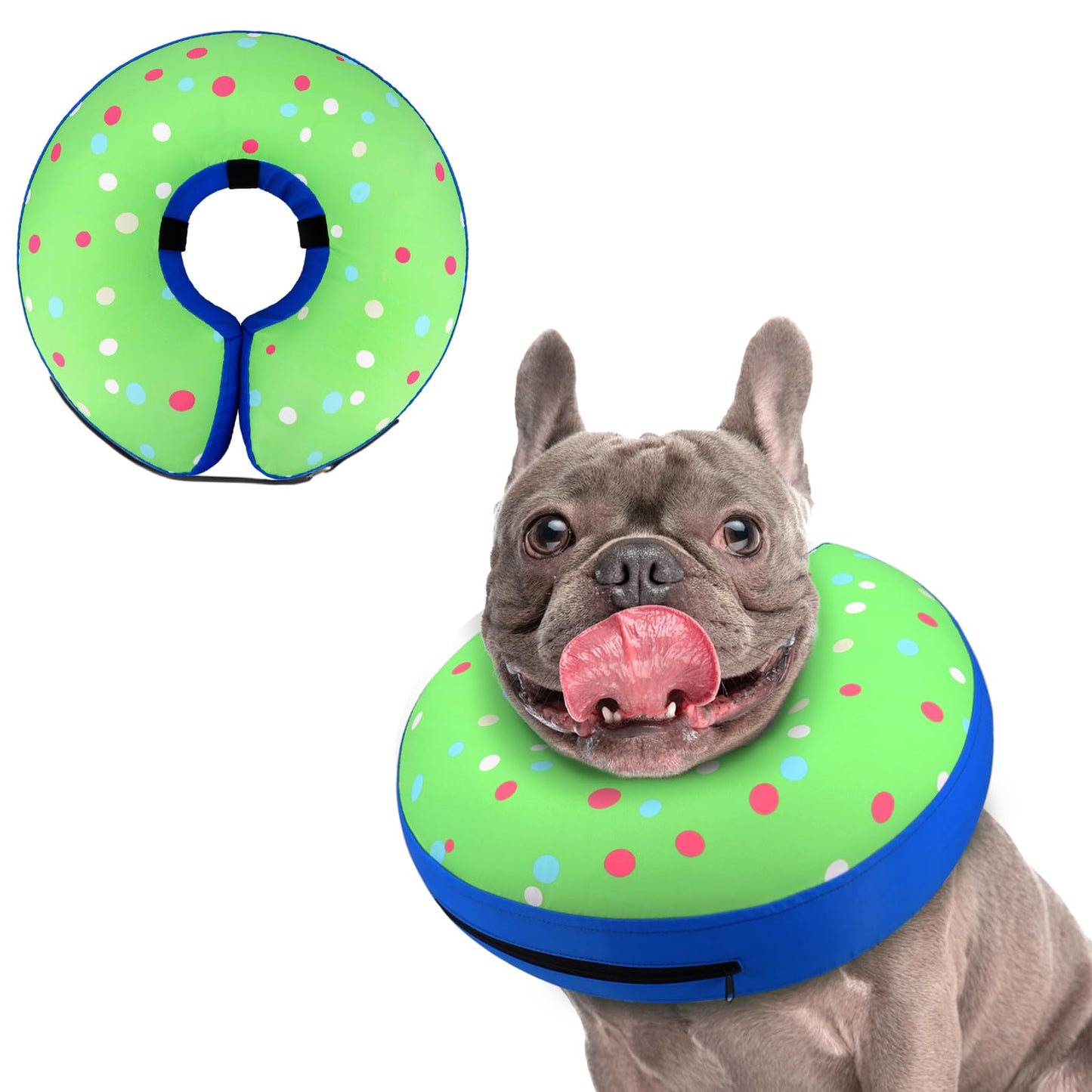 Super Inflatable Dog Cone Collar for Small Puppies Cats
