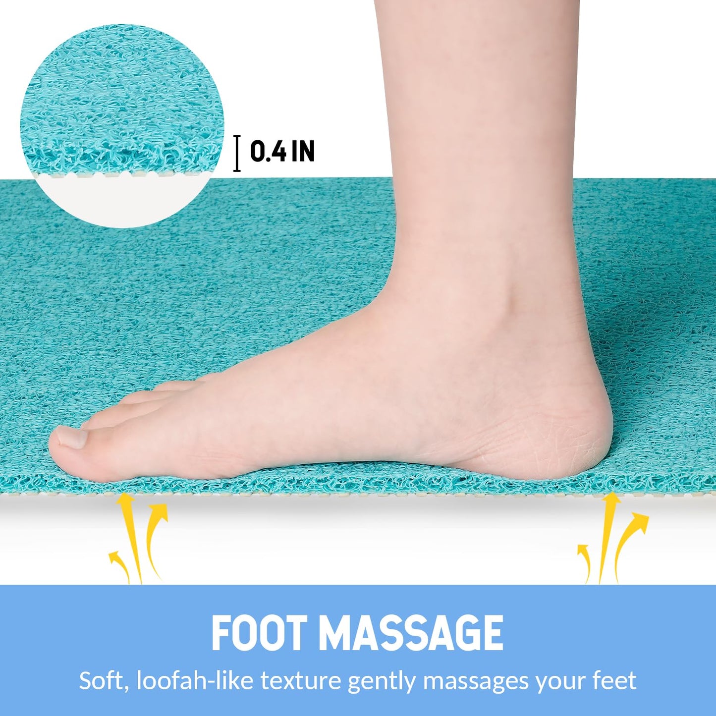 Hargiis Non Slip Bathtub Mat