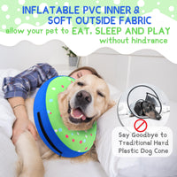 Super Inflatable Dog Cone Collar for Small Puppies Cats