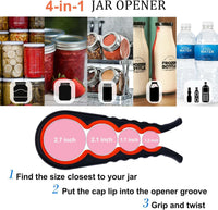 Bloss Anti-skid Jar Opener Jar Lid Remover