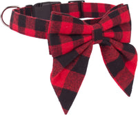 ADOGGYGO Adjustable Cotton Dog Bowtie Collar