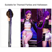 Rose Bud Rumi 40' Purple Braided Ponytail Extension