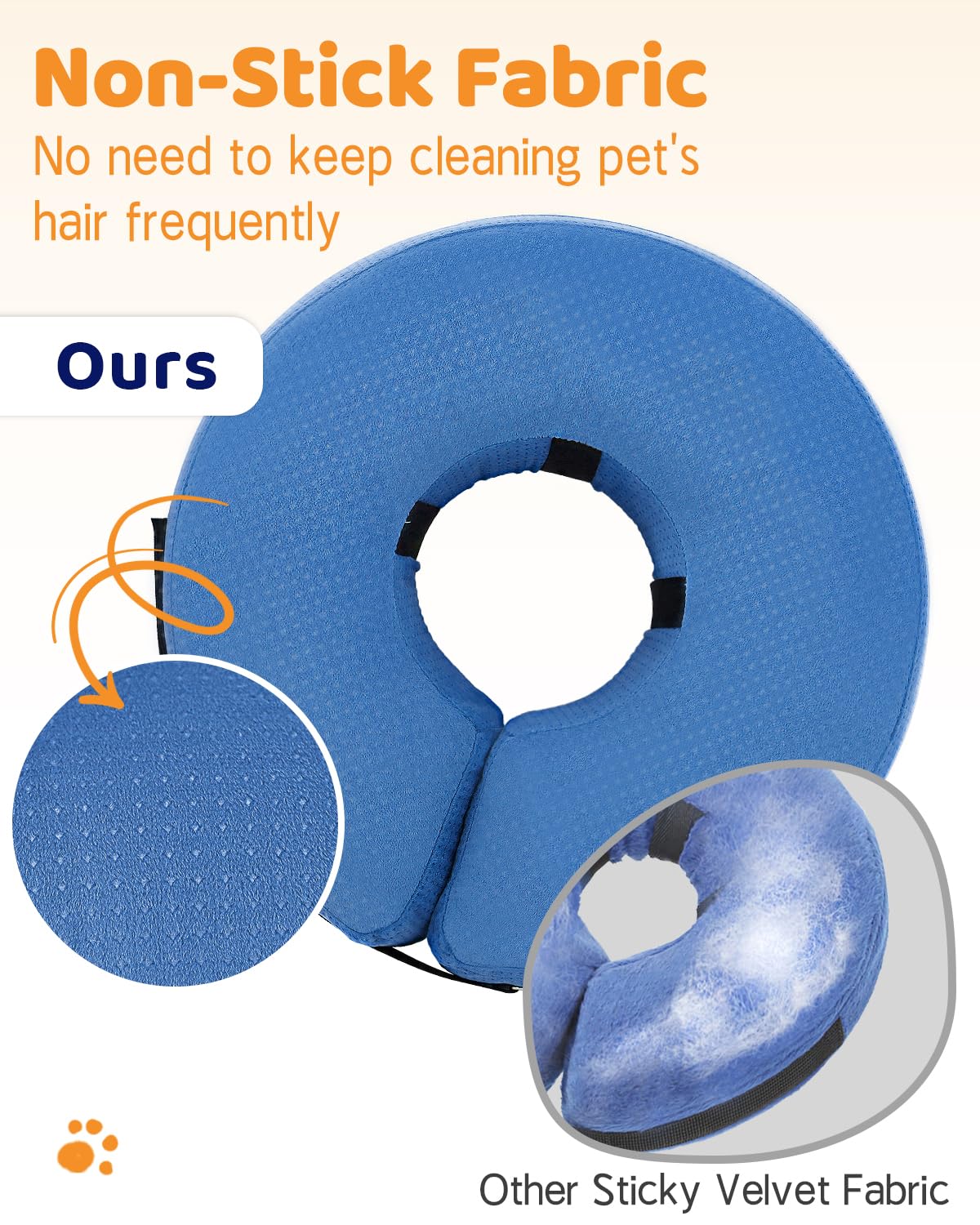 Super Inflatable Dog Cone Collar for Small Puppies Cats