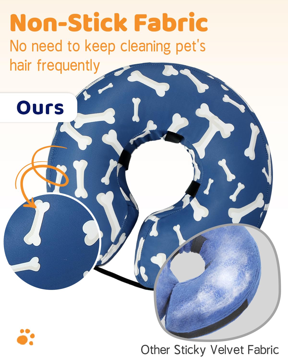 Super Inflatable Dog Cone Collar for Small Puppies Cats