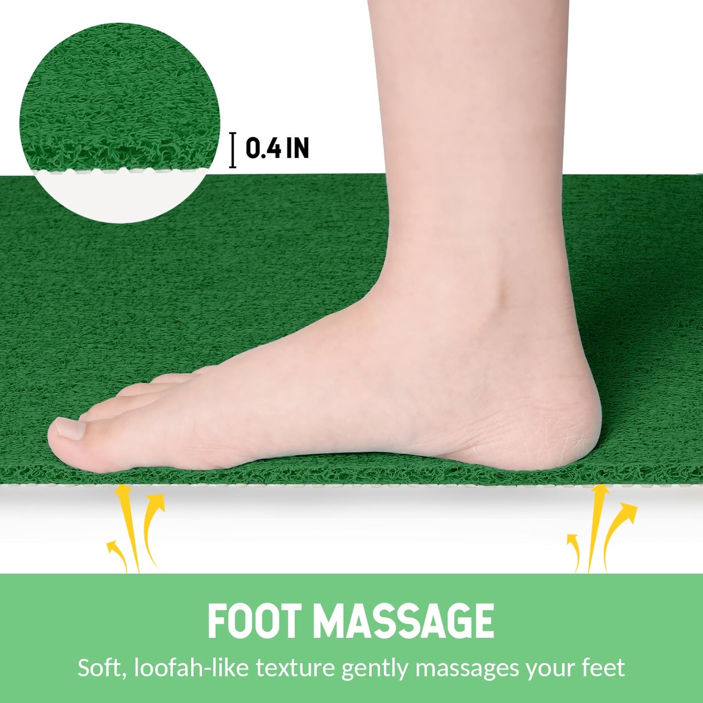 Hargiis Non Slip Bathtub Mat