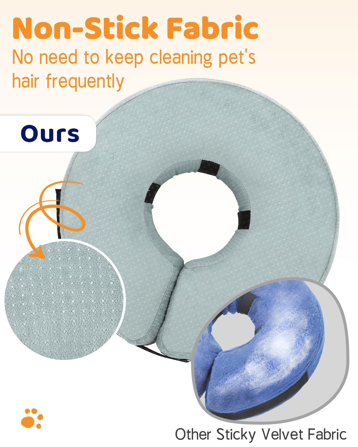 Super Inflatable Dog Cone Collar for Small Puppies Cats