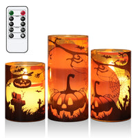 Eldnacele Halloween Flameless LED Candles
