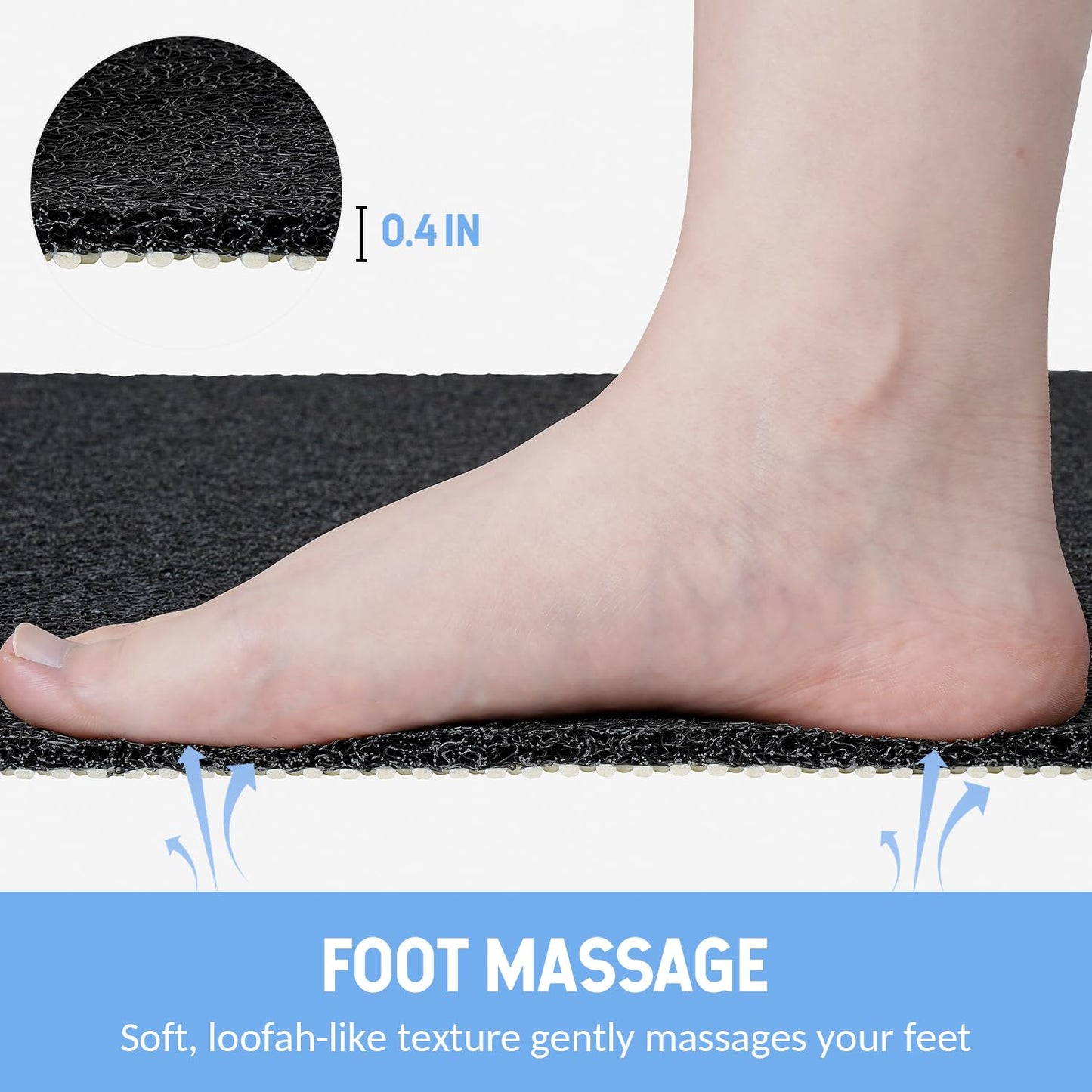 Hargiis Non Slip Bathtub Mat