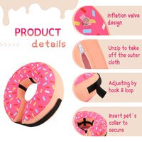 Super Inflatable Dog Cone Collar for Small Puppies Cats