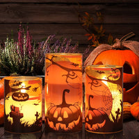 Eldnacele Halloween Flameless LED Candles