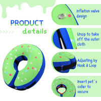 Super Inflatable Dog Cone Collar for Small Puppies Cats