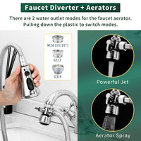 CECEFIN 1080° Swivel Faucet-Extender Sink-Aerator