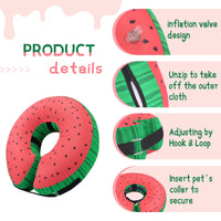 Super Inflatable Dog Cone Collar for Small Puppies Cats